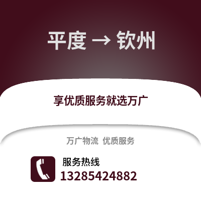 青島平度到欽州物流專線_青島平度到欽州貨運(yùn)專線公司